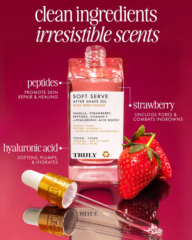TRULY® 🍓 Aceite Post-Afeitado IMPORTADO - Compra 1 y llévate 2  - ¡Paga al Recibir!