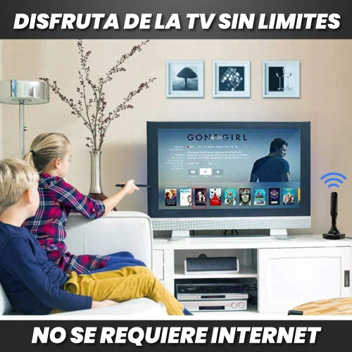 ANTENA HD TV 4K Para Todos Los Televisores │ SignalBoost™ (Compra 1 y llévate 2)